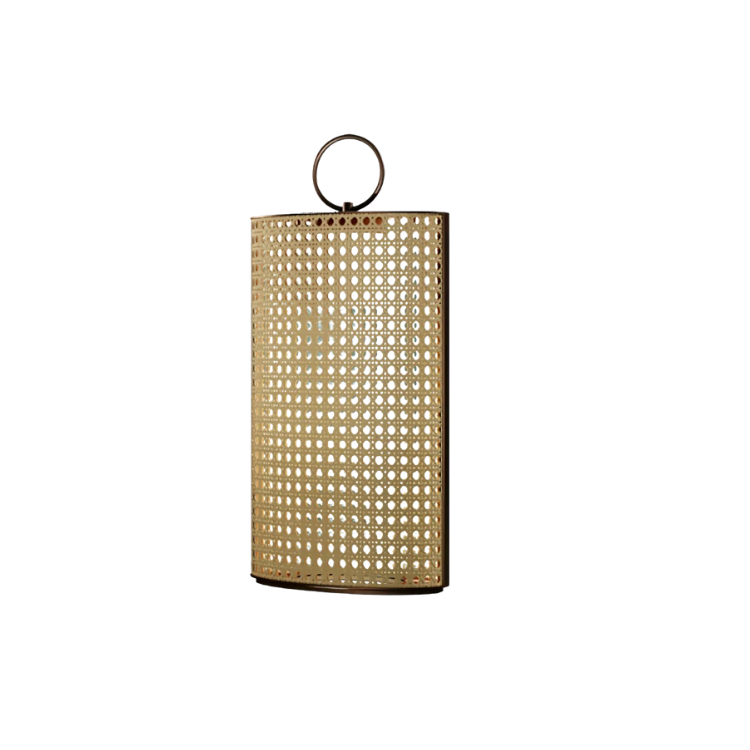 Outdoor Portable Rattan Solar Lamp