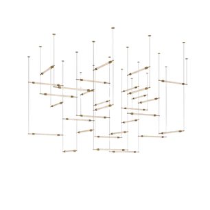 Crystal Grid Bespoken Chandelier