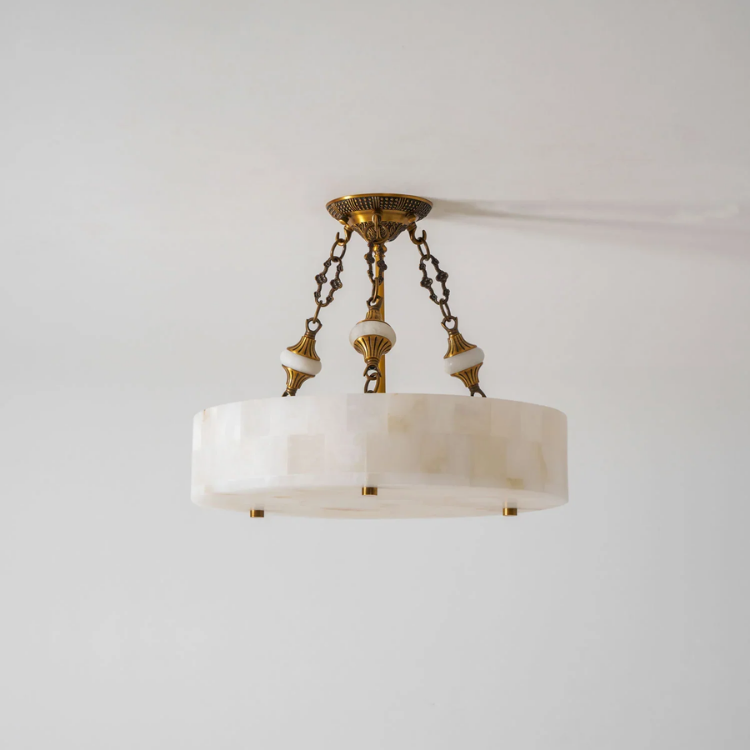 Luciana Alabaster Ceiling Light