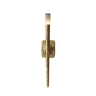 The Volterra Fluted Alabaster Sconce