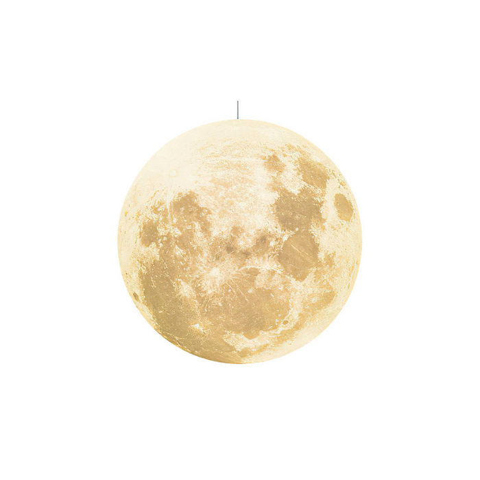 Outdoor Moon Textured chandelier