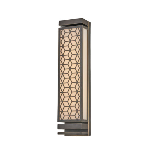 Reticolo Faux Marble Outdoor Wall Sconce