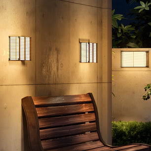 Persiana Louvered Outdoor Wall Light